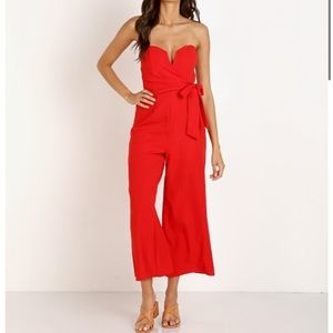 ASTR Red Jumpsuit size Medium